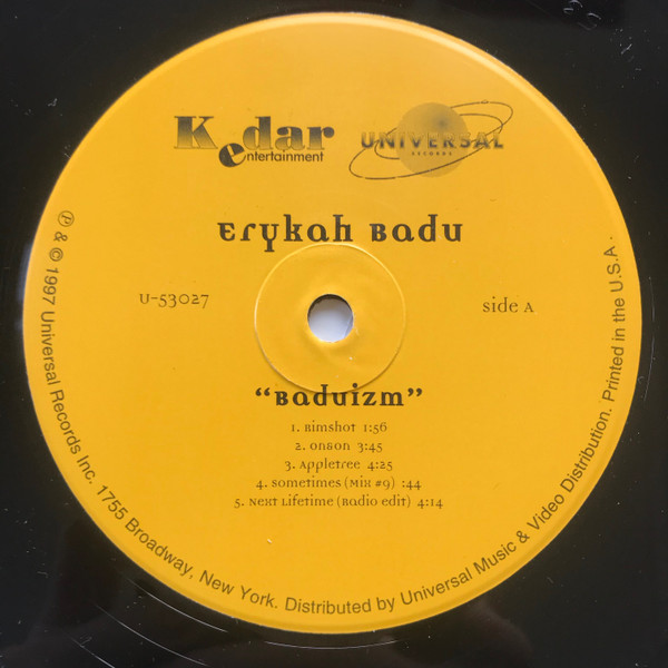 Erykah Badu - Baduizm | Kedar Entertainment (U-53027) - 2