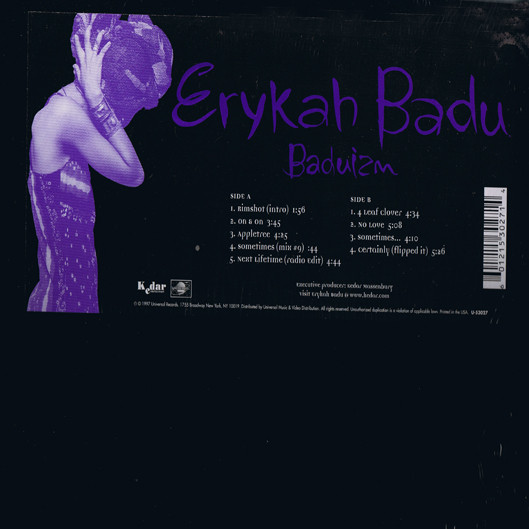 Erykah Badu - Baduizm | Kedar Entertainment (U-53027)