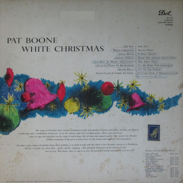 Pat Boone - White Christmas | Dot Records (DLP 3222) - 2