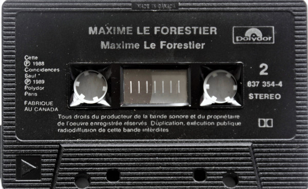 Maxime Le Forestier - Maxime Le Forestier | Polydor (837 354-4) - 4