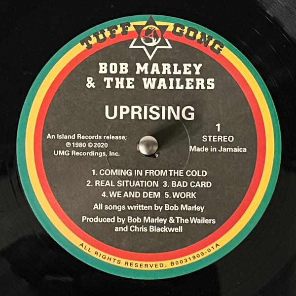 Bob Marley & The Wailers - Uprising | Tuff Gong (B0031909-01) - 3
