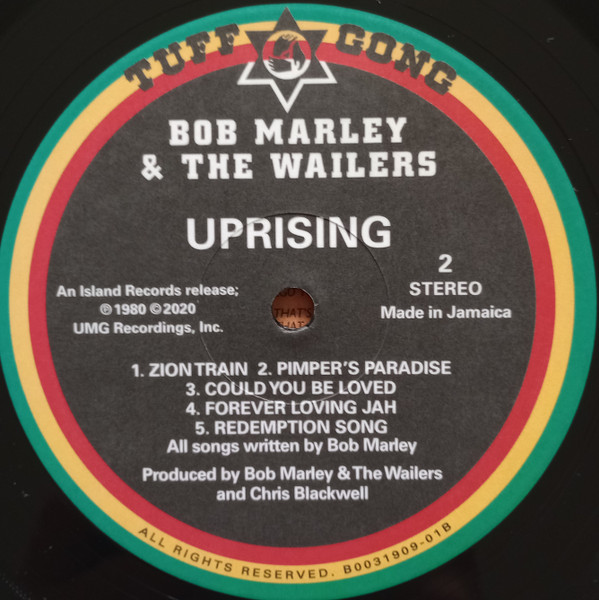 Bob Marley & The Wailers - Uprising | Tuff Gong (B0031909-01) - 4