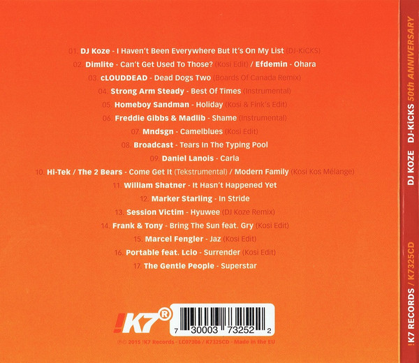 DJ Koze - DJ-Kicks | !K7 Records (K7325CD) - 3