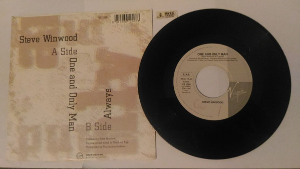 Steve Winwood - One And Only Man | Virgin (VS 1299) - 2