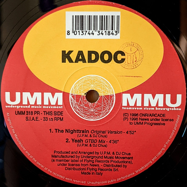 Kadoc - The Nighttrain | UMM (UMM 318 PR) - 2