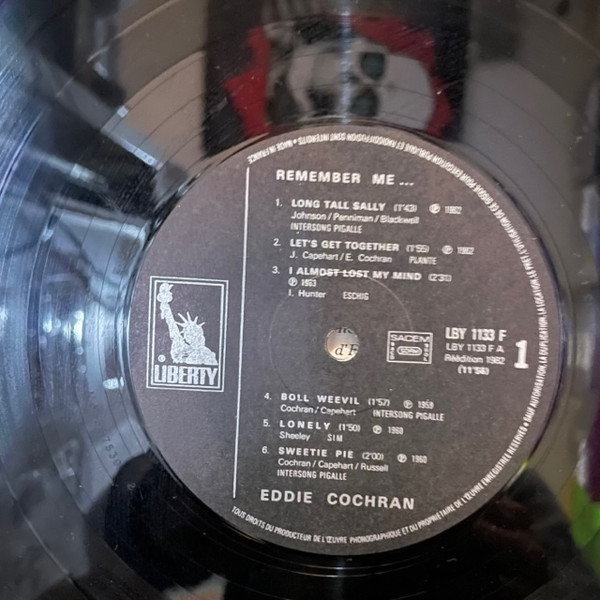 Eddie Cochran - Remember Me... | Liberty (LBY 1133 F) - 3