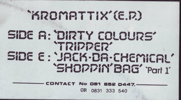 Unknown Artist - Kromattix EP | Not On Label (KROM 1)