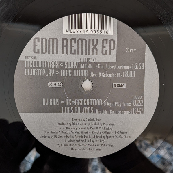 Various - EDM Remix EP | EDM (EDM 055-1) - 4