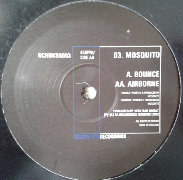 Mosquito - Bounce / Airborne | Square One (BCRUKSQ003) - 3