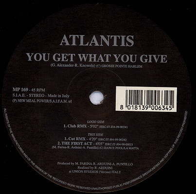 Atlantis - You Get What You Give | New Meal Power (MP 169) Atlantis - You Get What You Give | New Meal Power (MP 169)
