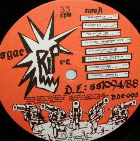 R.I.P. - No Te Muevas! | Basati Diskak (BDE-005) - 2 R.I.P. - No Te Muevas! | Basati Diskak (BDE-005) - 2