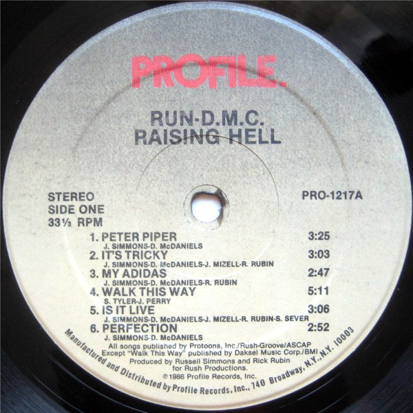 Run-DMC - Raising Hell | Profile Records (PRO-1217) - 3