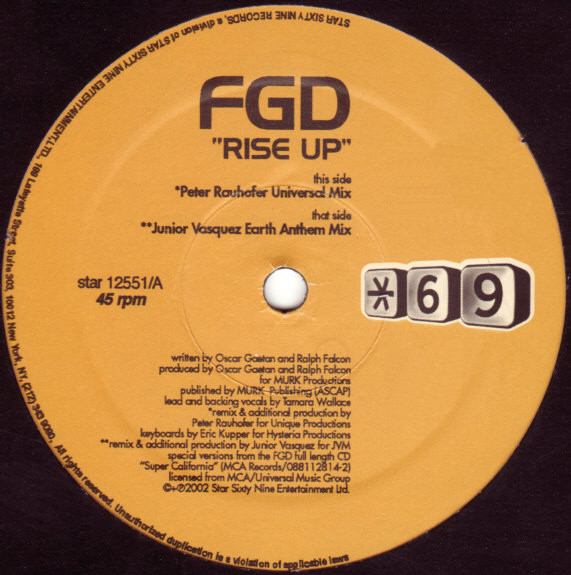 Funky Green Dogs - Rise Up | Star 69 Records (STAR 12551) - 2