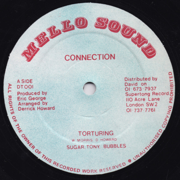 Sugar Minott , Winston Morris , Eric "Bubbles" George / Ranking Bruice - Torturing / Torturing Woman | Mello Sound Connection (DT 001) - main Sugar Minott , Winston Morris , Eric "Bubbles" George / Ranking Bruice - Torturing / Torturing Woman | Mello Sound Connection (DT 001) - main
