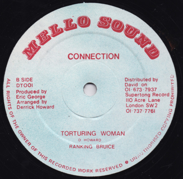 Sugar Minott , Winston Morris , Eric "Bubbles" George / Ranking Bruice - Torturing / Torturing Woman | Mello Sound Connection (DT 001) - 2 Sugar Minott , Winston Morris , Eric "Bubbles" George / Ranking Bruice - Torturing / Torturing Woman | Mello Sound Connection (DT 001) - 2