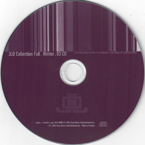 Jennifer Lopez - JLo Collection Fall Winter 2003 CD | Sony Music Entertainment (Canada) Inc. (NJK 80960) - 3