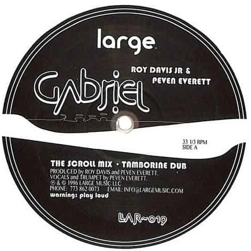 Roy Davis Jr. & Peven Everett - Gabriel | Large Records (LAR-019)