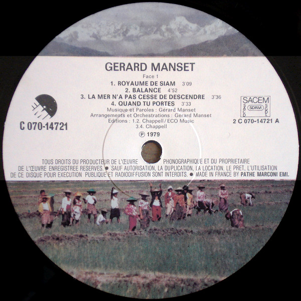 Gérard Manset - Royaume De Siam | EMI (C 070 -14721) - 3