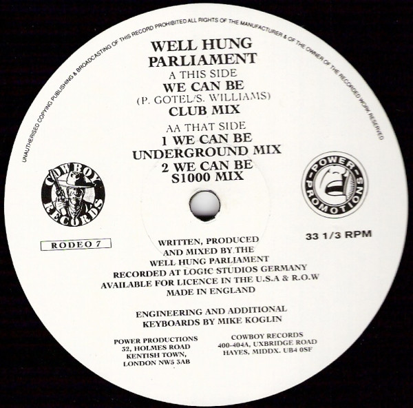 Well Hung Parliament - We Can Be | Cowboy Records (RODEO 7) - 3 Well Hung Parliament - We Can Be | Cowboy Records (RODEO 7) - 3
