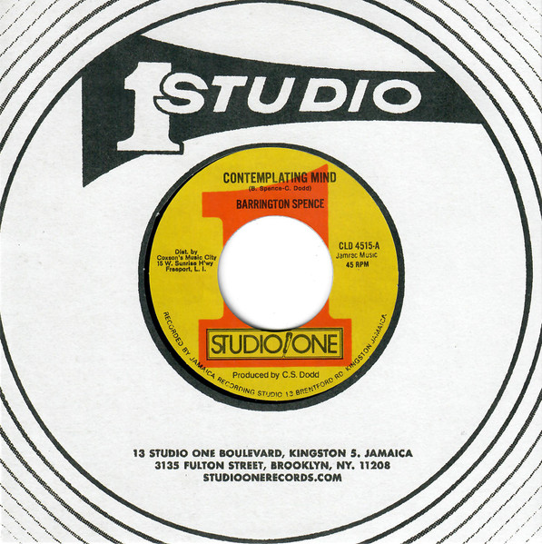 Barrington Spence - Contemplating Mind | Studio One (CLD 4515) - 3
