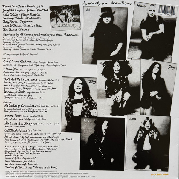 Lynyrd Skynyrd - Second Helping | MCA Records (5355017) - 2 Lynyrd Skynyrd - Second Helping | MCA Records (5355017) - 2