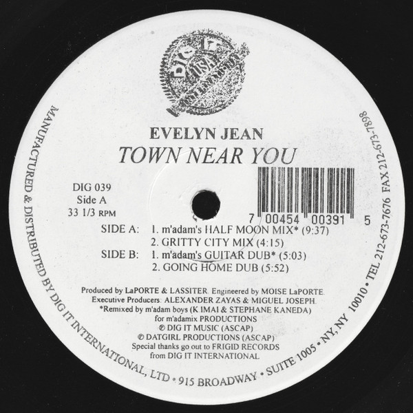 Evelyn Jean - Town Near You | Dig It USA International (DIG 039)