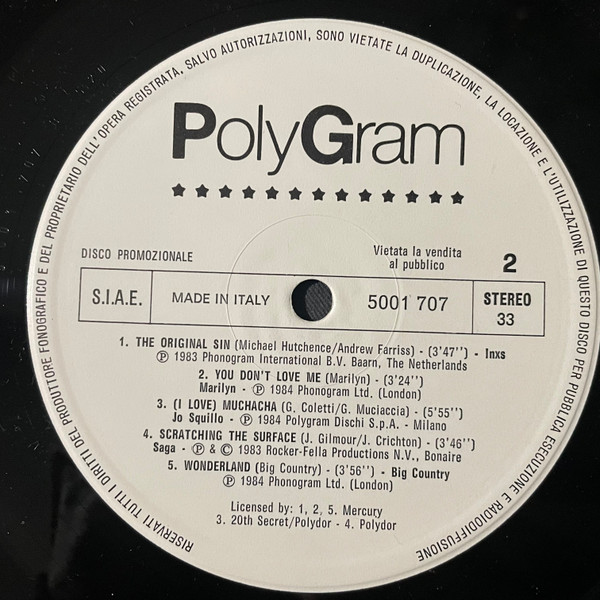Various - Disco Promozionale | PolyGram (5001 707) - 2