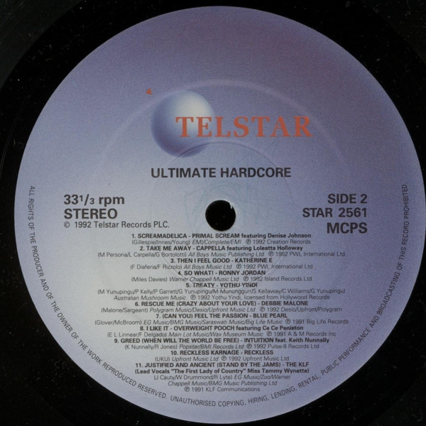Various - Ultimate Hardcore | Telstar (STAR 2561) - 3 Various - Ultimate Hardcore | Telstar (STAR 2561) - 3