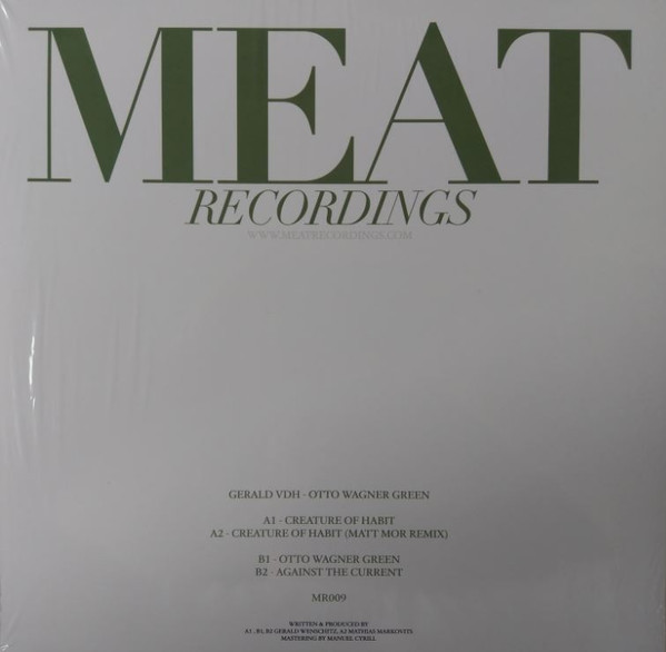 Gerald VDH - Otto Wagner Green | MEAT Recordings (MR009) - 2