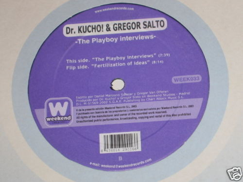 Dr. Kucho! & Gregor Salto - Fertilization Of Ideas / The Playboy Interviews | Weekend Records (WEEK033)