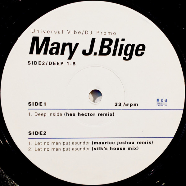 Mary J.Blige - Deep Inside | MCA Records (DEEP 1) - main Mary J.Blige - Deep Inside | MCA Records (DEEP 1) - main