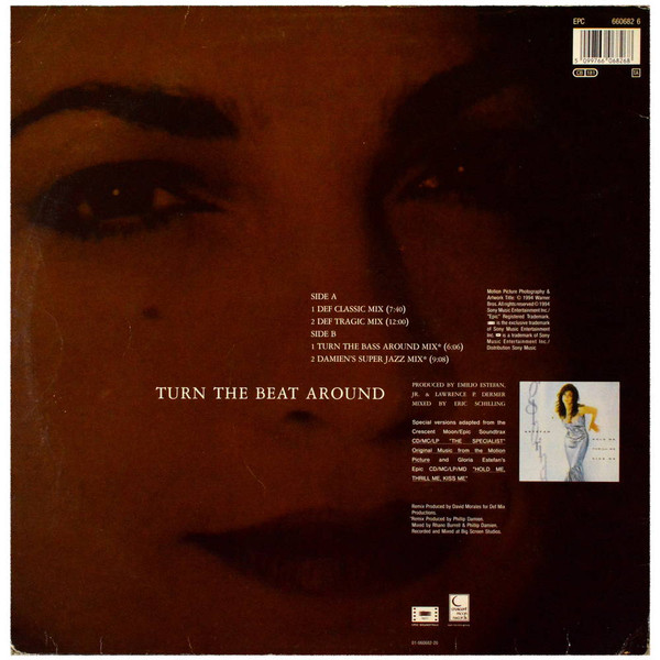 Gloria Estefan - Turn The Beat Around | Epic Soundtrax (EPC 660682 6)