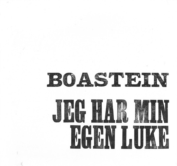 Boastein - Jeg Har Min Egen Luke | Norske Albumklassikere (NALP020) - main