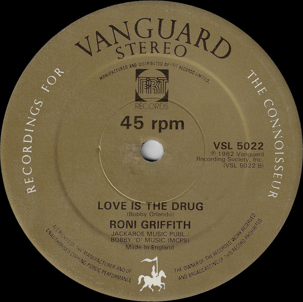 Roni Griffith - (The Best Part Of) Breakin' Up / Love Is The Drug | Vanguard (VSL 5022) - 2
