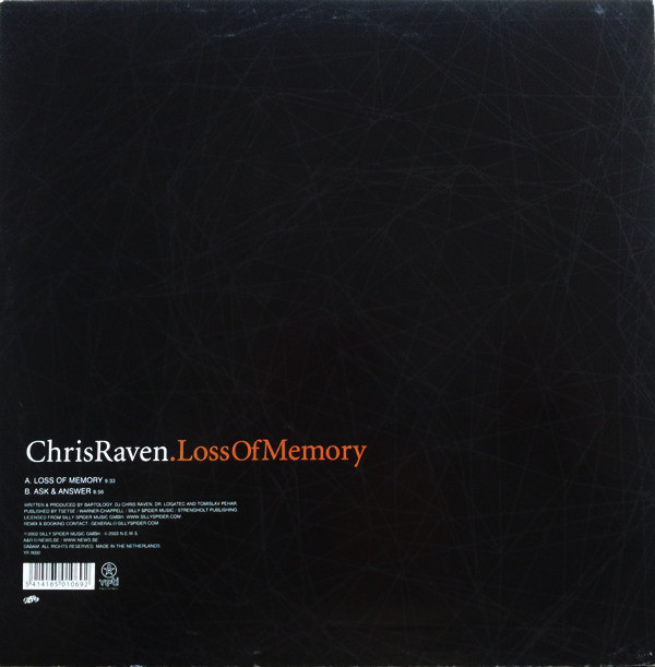 Chris Raven - Loss Of Memory | Yeti Records (YR 0092) - 2 Chris Raven - Loss Of Memory | Yeti Records (YR 0092) - 2