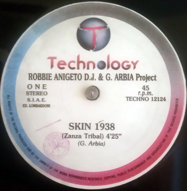 Robbie Anigeto D.J. & G. Arbia Project - Skin 1938 | Technology (TECHNO 12124)