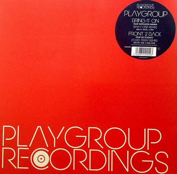 Playgroup - Bring It On / Front To Back | Playgroup (PGR001 RMX)