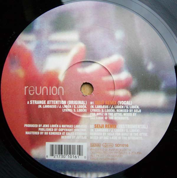 Reunion - Strange Attention | Dialog Recordings (SD1016)