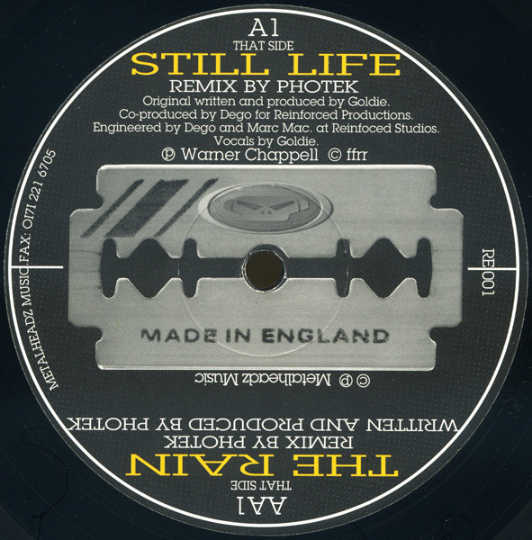 Goldie / Photek - Still Life / The Rain (Photek Remixes) | Razors Edge (RE 001)