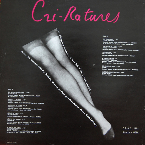 Théophile - Cri-Ratures | C.R.A.C. (1791) - 2