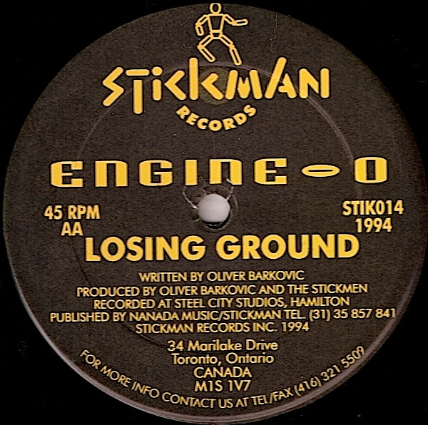Engine-O - People / Losing Ground | Stickman Records (STIK014) - main
