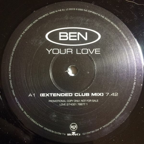 Ben Ofoedu - Your Love | RCA (LOVE 2) - main