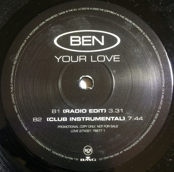 Ben Ofoedu - Your Love | RCA (LOVE 2) - 2