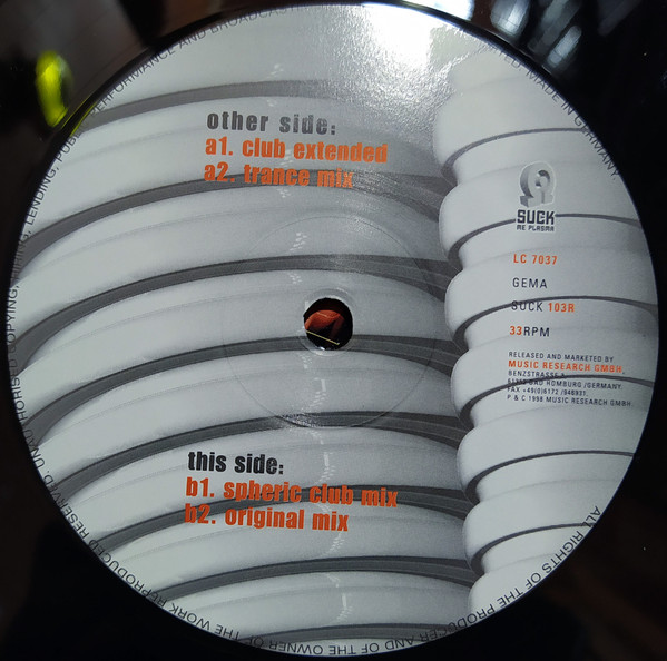 Global Cee - Love, Dream & Energy (Rmxs) | Suck Me Plasma (SUCK 103R) - 4