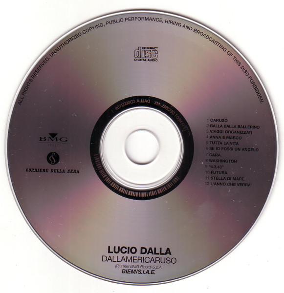Lucio Dalla - DallAmeriCaruso | Corriere Della Sera (none) - 3 Lucio Dalla - DallAmeriCaruso | Corriere Della Sera (none) - 3