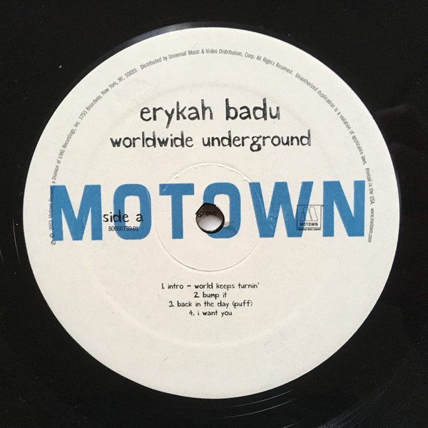 Erykah Badu - Worldwide Underground | Motown (B0000739-01) - 4