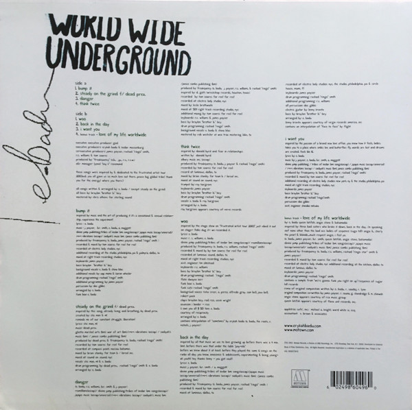 Erykah Badu - Worldwide Underground | Motown (B0000739-01) - 2
