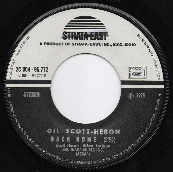 Gil Scott-Heron & Brian Jackson - The Bottle | Strata-East (2C 004-96.772) - 4