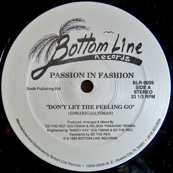 Passion In Fashion - Don't Let The Feeling Go / I Won't Let You | Bottom Line Records (BLR-9059) - main Passion In Fashion - Don't Let The Feeling Go / I Won't Let You | Bottom Line Records (BLR-9059) - main