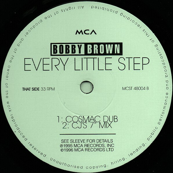 Bobby Brown - Every Little Step | MCA Records (MCST 48004) - 4 Bobby Brown - Every Little Step | MCA Records (MCST 48004) - 4